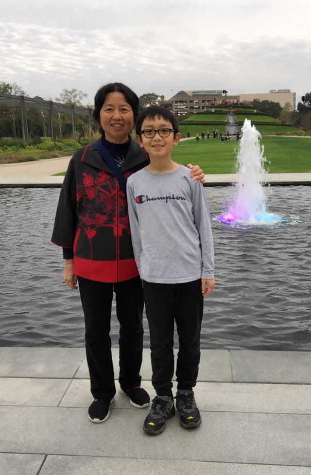 Daniel and his grandmother